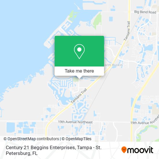 Century 21 Beggins Enterprises map