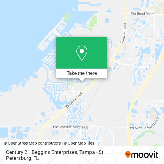 Century 21 Beggins Enterprises map