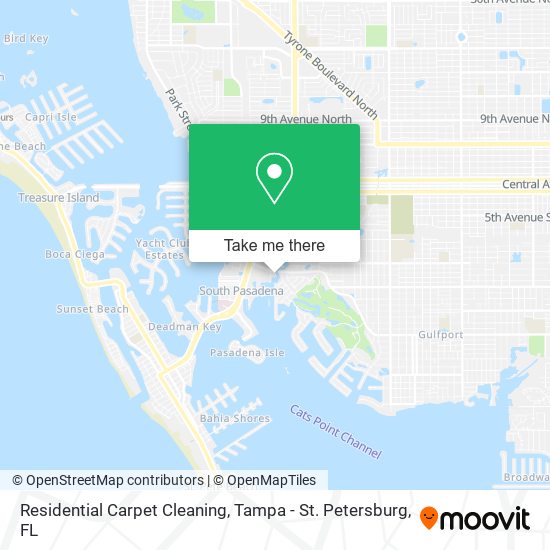 Residential Carpet Cleaning map