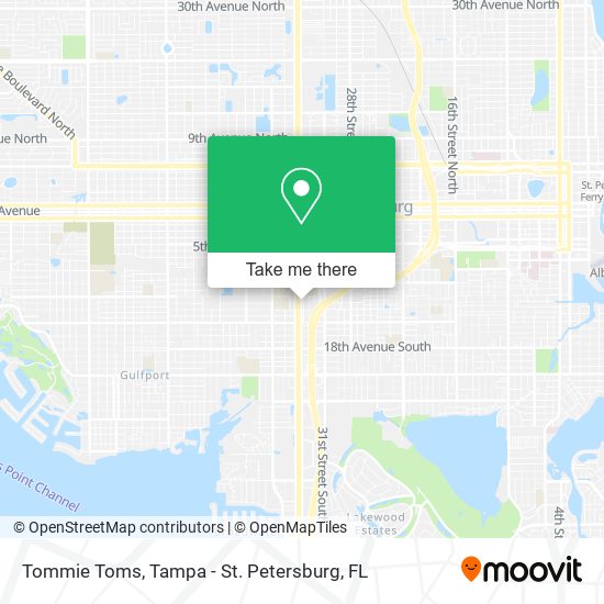 Tommie Toms map