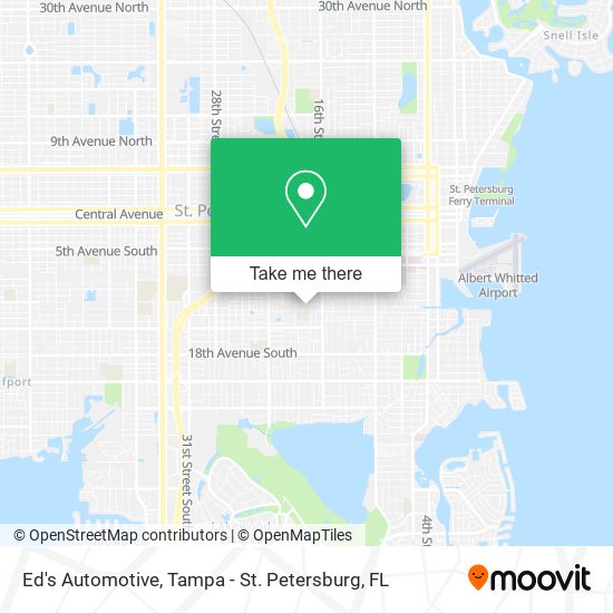 Ed's Automotive map
