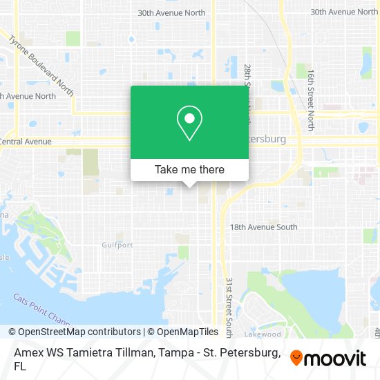 Mapa de Amex WS Tamietra Tillman