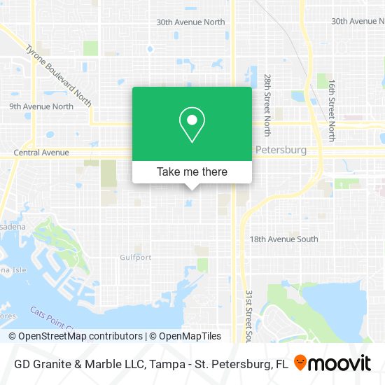 GD Granite & Marble LLC map