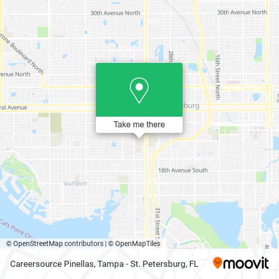 Careersource Pinellas map