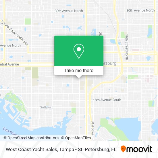 Mapa de West Coast Yacht Sales