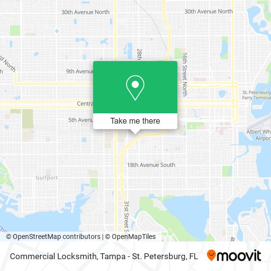 Mapa de Commercial Locksmith
