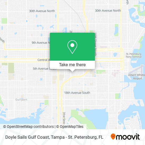 Mapa de Doyle Sails Gulf Coast