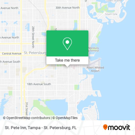 Mapa de St. Pete Inn