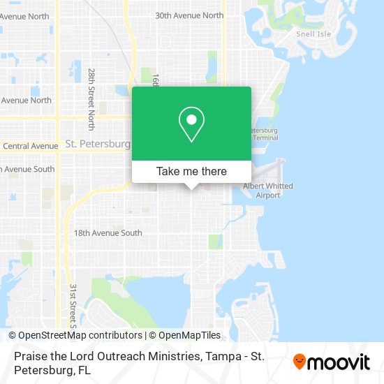 Mapa de Praise the Lord Outreach Ministries