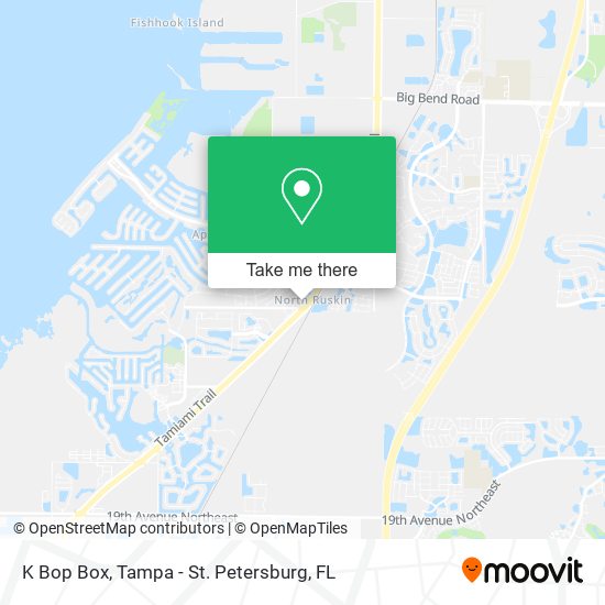K Bop Box map