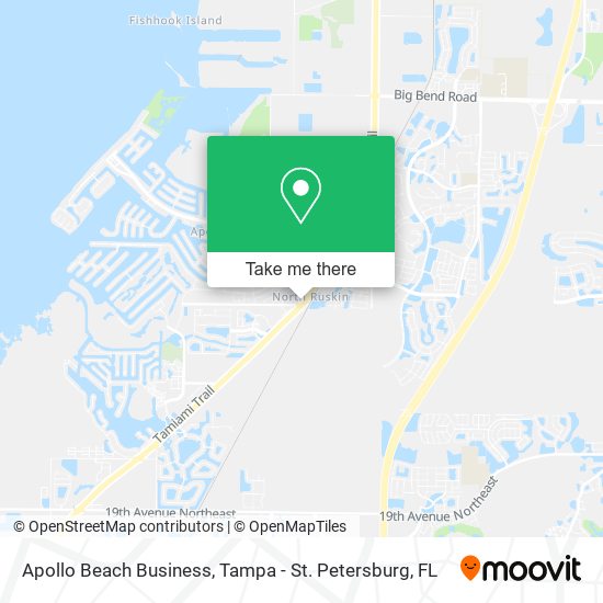 Mapa de Apollo Beach Business