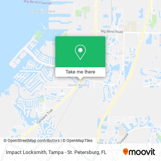 Impact Locksmith map