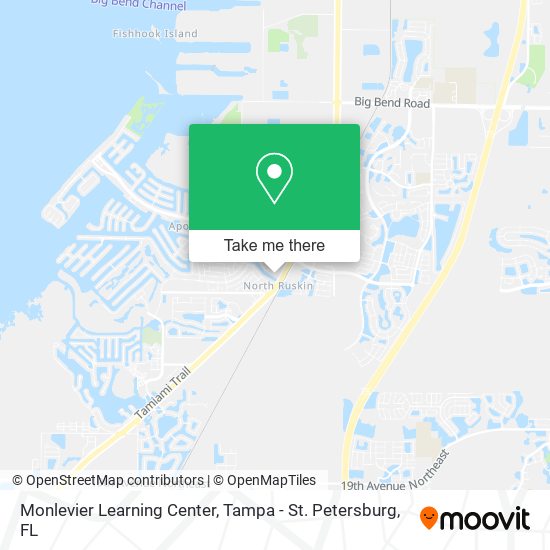Monlevier Learning Center map