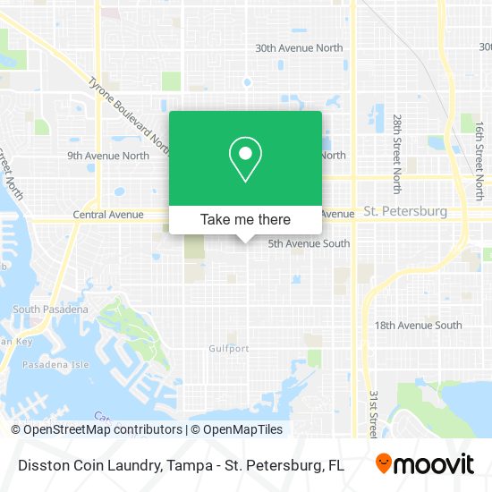 Disston Coin Laundry map