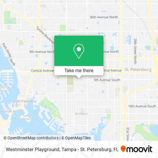 Mapa de Westminster Playground