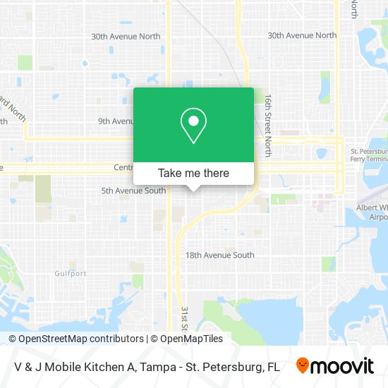 Mapa de V & J Mobile Kitchen A