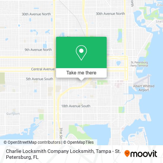 Charlie Locksmith Company Locksmith map