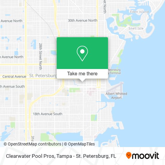 Mapa de Clearwater Pool Pros