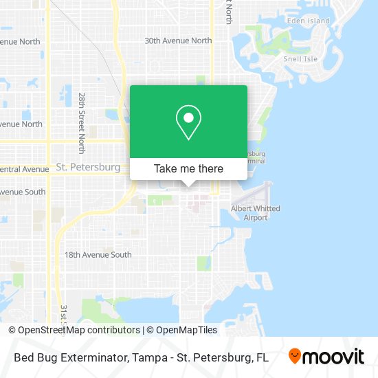 Mapa de Bed Bug Exterminator