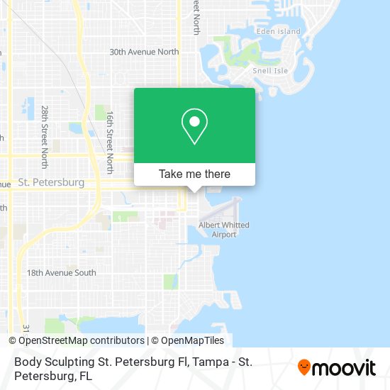 Body Sculpting St. Petersburg Fl map