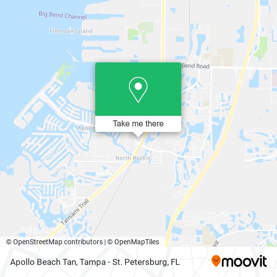 Mapa de Apollo Beach Tan