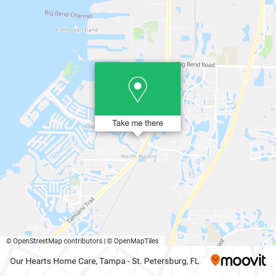 Our Hearts Home Care map