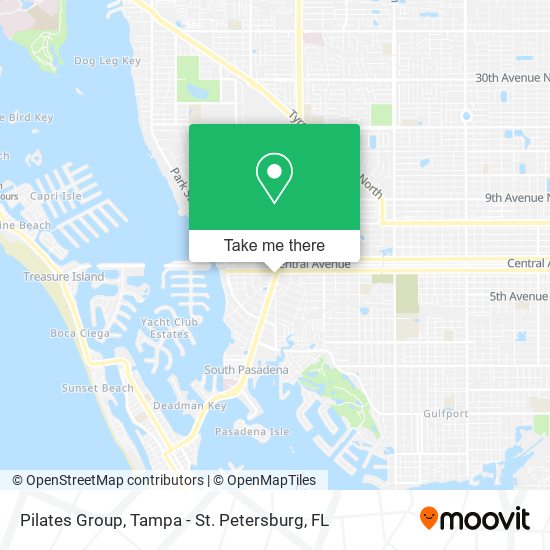 Pilates Group map