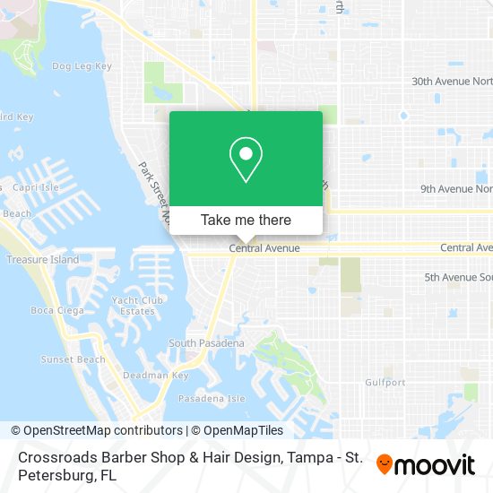 Crossroads Barber Shop & Hair Design map