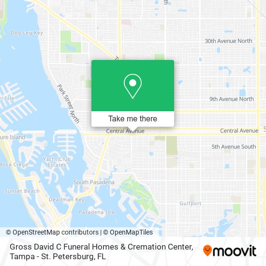 Gross David C Funeral Homes & Cremation Center map