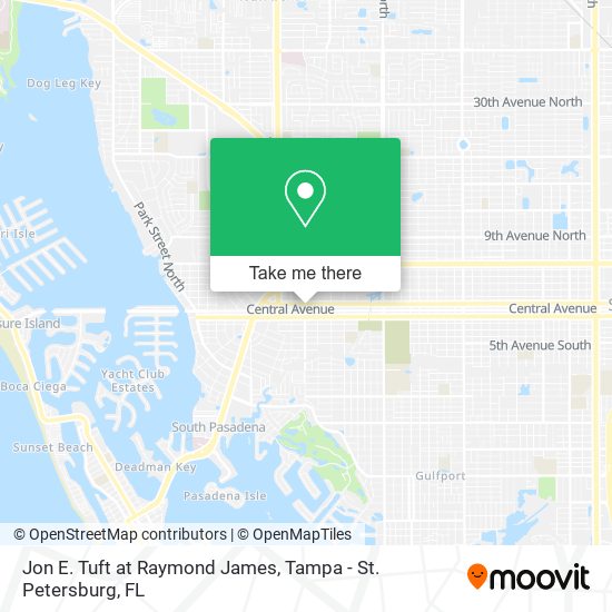 Mapa de Jon E. Tuft at Raymond James