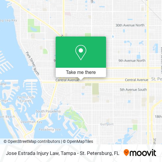 Jose Estrada Injury Law map