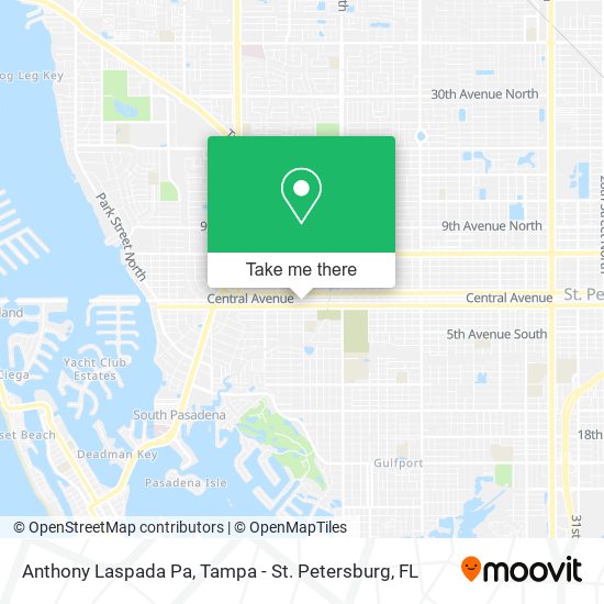 Anthony Laspada Pa map