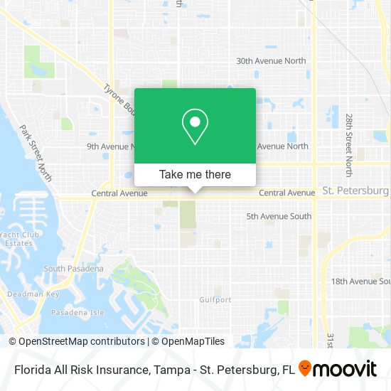 Florida All Risk Insurance map