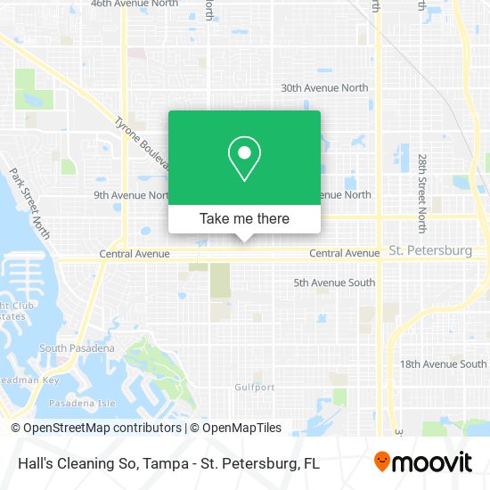 Mapa de Hall's Cleaning So