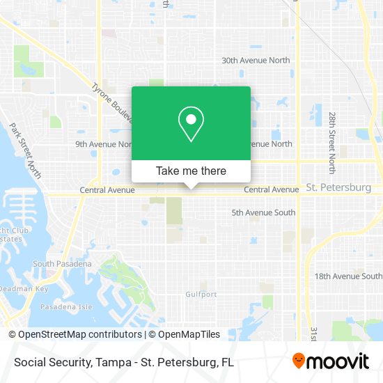 Social Security map