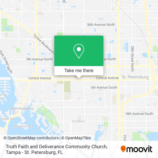 Truth Faith and Deliverance Community Church map