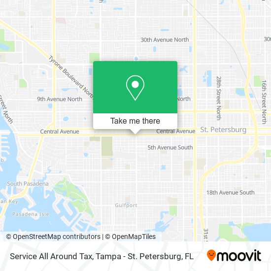 Service All Around Tax map