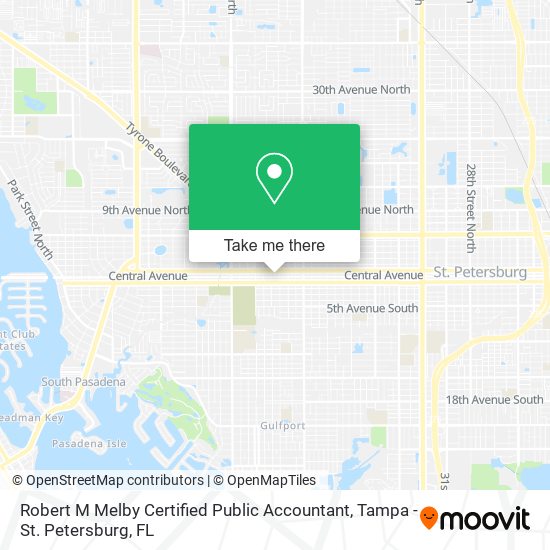 Robert M Melby Certified Public Accountant map
