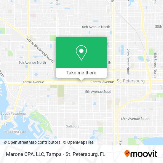 Marone CPA, LLC map