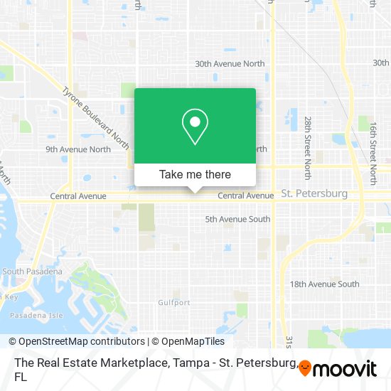 The Real Estate Marketplace map