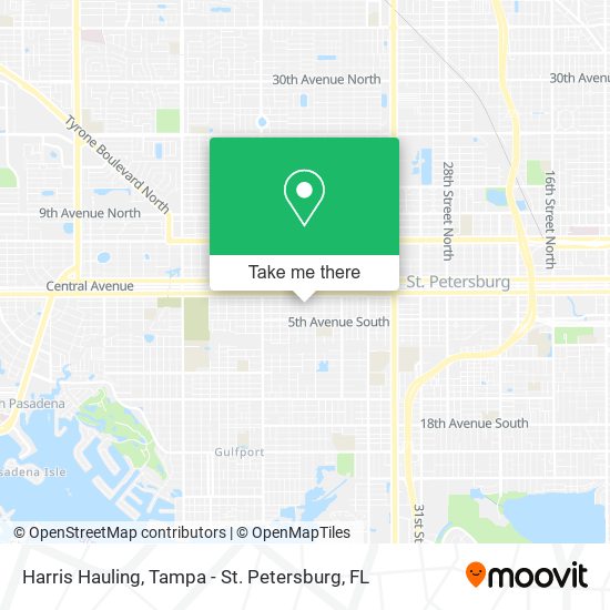 Harris Hauling map