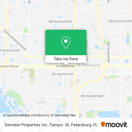 Mapa de Demeter Properties Inc.