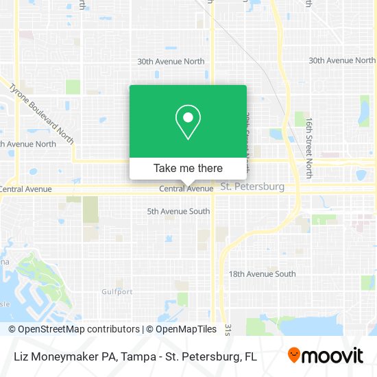 Liz Moneymaker PA map