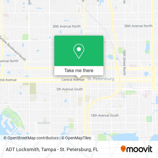 ADT Locksmith map