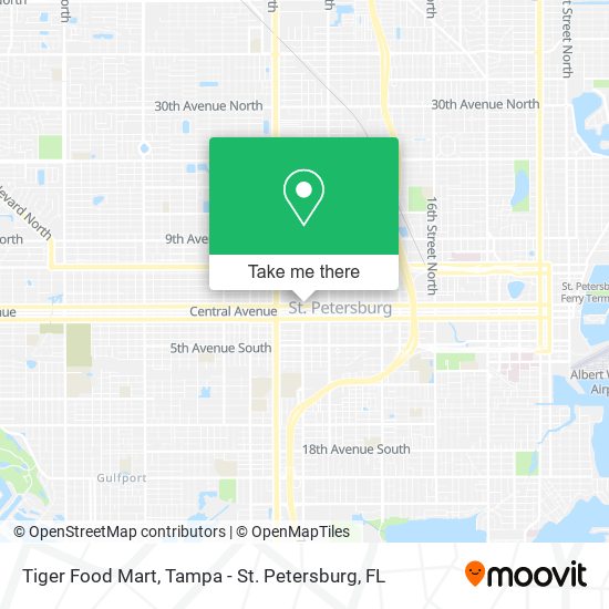 Mapa de Tiger Food Mart
