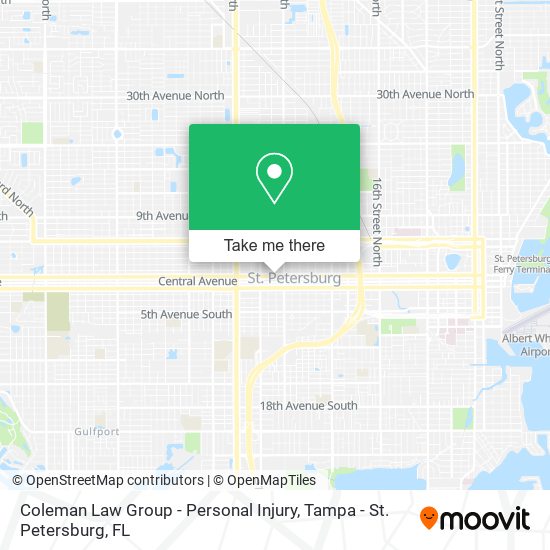 Mapa de Coleman Law Group - Personal Injury