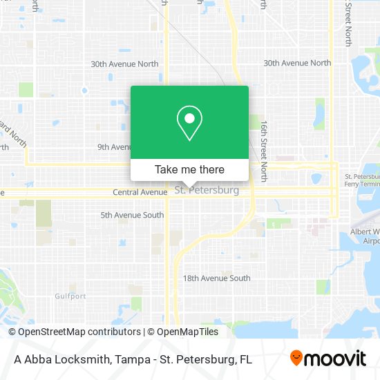 Mapa de A Abba Locksmith
