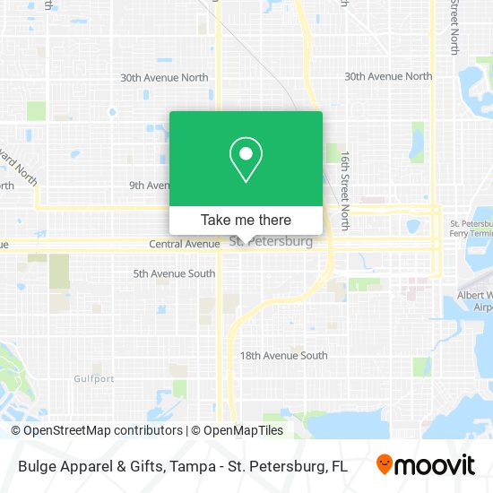 Bulge Apparel & Gifts map