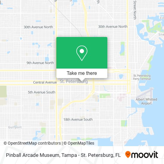 Pinball Arcade Museum map