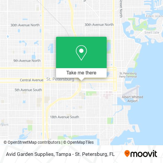 Mapa de Avid Garden Supplies